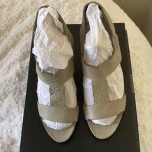 Pedro Garcia NEW sandals Grey/beige/greenish color size 37.5